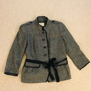 Loft blazer with tie EUC